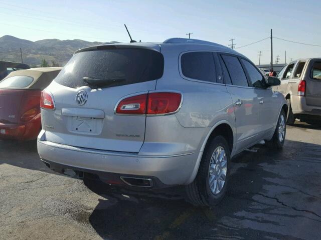 5GAKRBKD4FJ234138 - 2015 BUICK ENCLAVE SILVER photo 4