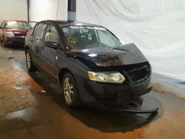 1G8AZ55F17Z108390 - 2007 SATURN ION LEVEL BLACK photo 1