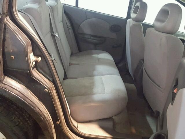 1G8AZ55F17Z108390 - 2007 SATURN ION LEVEL BLACK photo 6