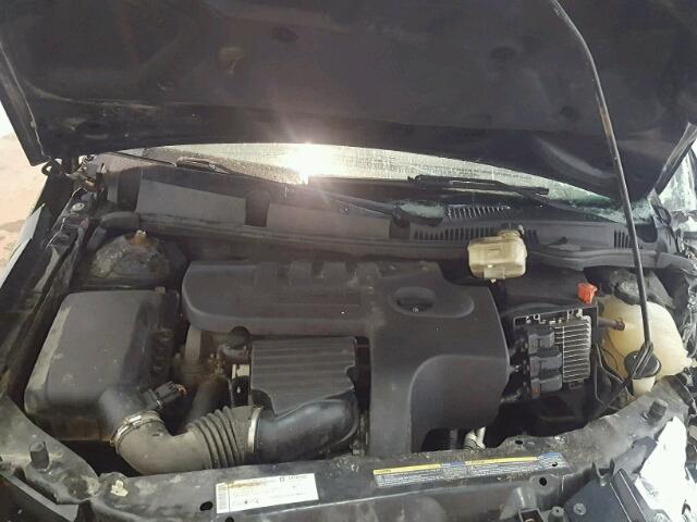 1G8AZ55F17Z108390 - 2007 SATURN ION LEVEL BLACK photo 7