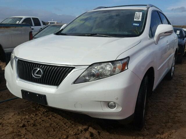 JTJZK1BA4C2006192 - 2012 LEXUS RX 350 WHITE photo 2