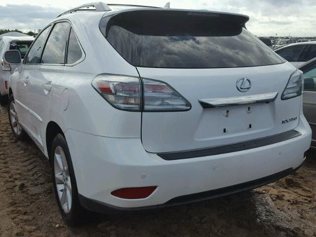 JTJZK1BA4C2006192 - 2012 LEXUS RX 350 WHITE photo 3