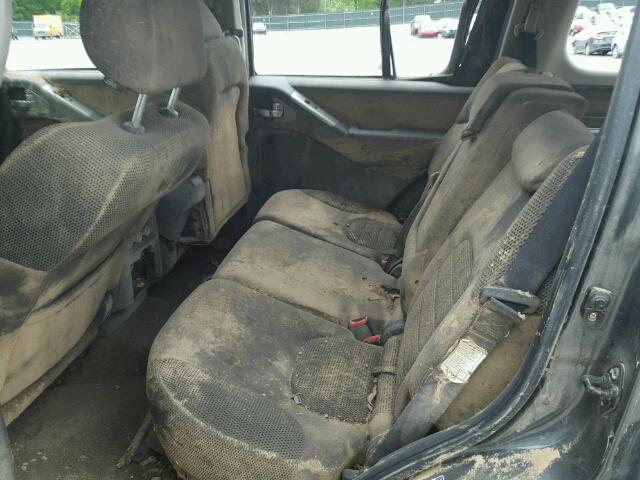 5N1AR18U65C723697 - 2005 NISSAN PATHFINDER GRAY photo 6