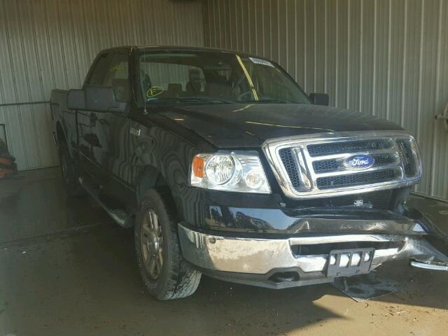 1FTPX14V48FC36875 - 2008 FORD F150 BLACK photo 1