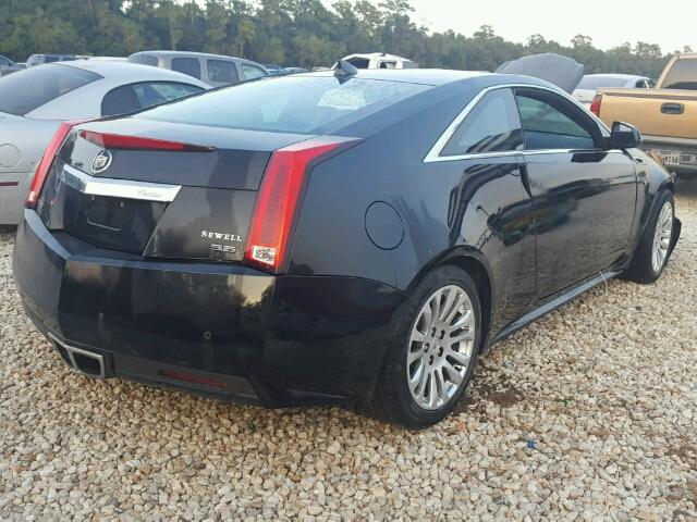 1G6DA1ED7B0138110 - 2011 CADILLAC CTS BLACK photo 4