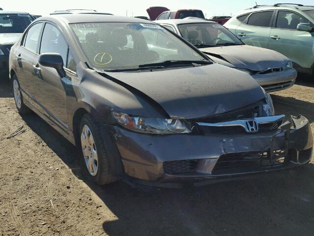 2HGFA1F56AH580269 - 2010 HONDA CIVIC LX GRAY photo 1