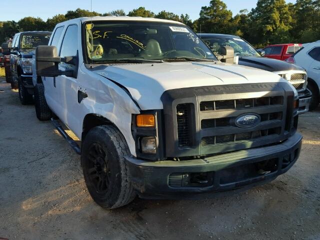 1FTSW20568EE01467 - 2008 FORD F250 WHITE photo 1