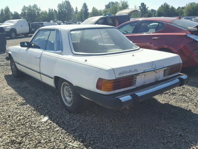 10702412019945 - 1978 MERCEDES-BENZ 450SLC WHITE photo 3