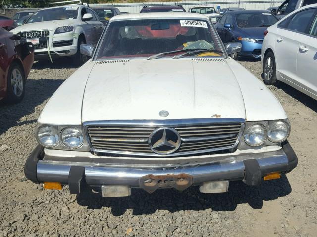 10702412019945 - 1978 MERCEDES-BENZ 450SLC WHITE photo 9