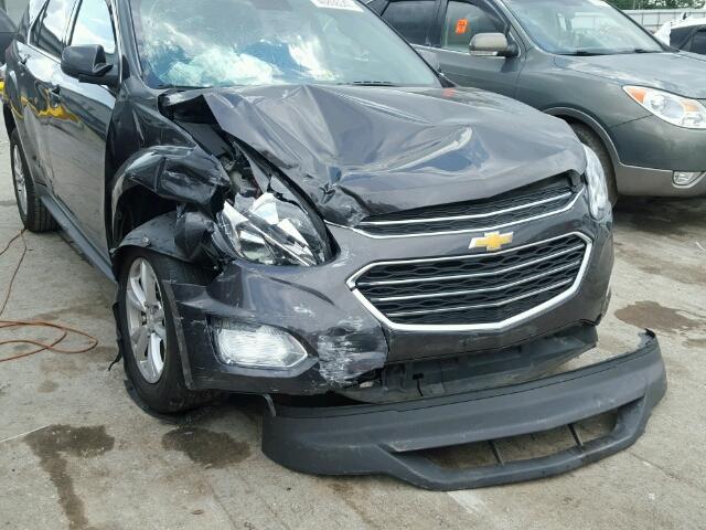 1GNALCEK7GZ100584 - 2016 CHEVROLET EQUINOX BLACK photo 9