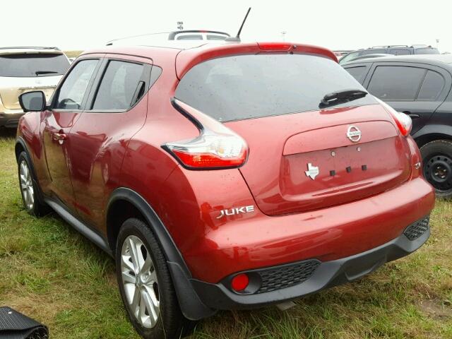 JN8AF5MR0GT602810 - 2016 NISSAN JUKE S RED photo 3