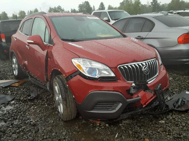 KL4CJASB0GB699296 - 2016 BUICK ENCORE RED photo 1