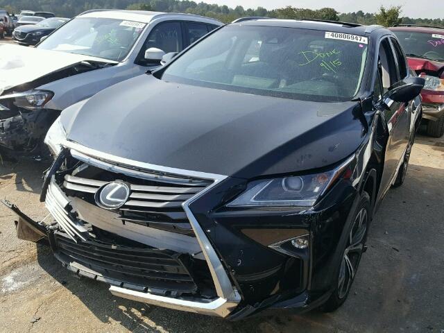 2T2ZZMCA3GC017184 - 2016 LEXUS RX 350 BLACK photo 2