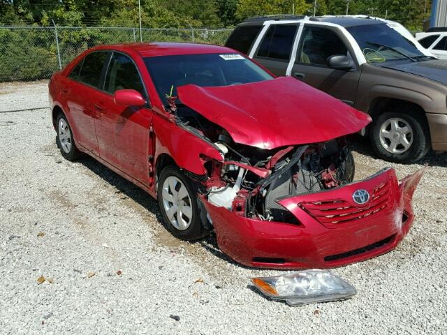 4T4BE46K19R104952 - 2009 TOYOTA CAMRY BASE RED photo 1