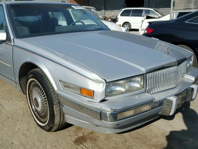 1G6KS515XKU804802 - 1989 CADILLAC SEVILLE SILVER photo 9