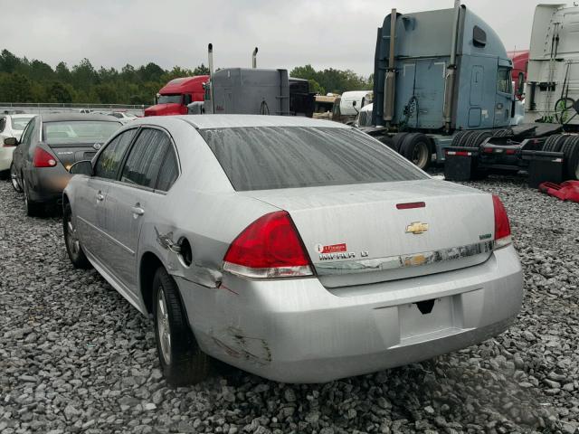 2G1WG5EK7B1208700 - 2011 CHEVROLET IMPALA LT Արծաթագույն լուսանկար 3