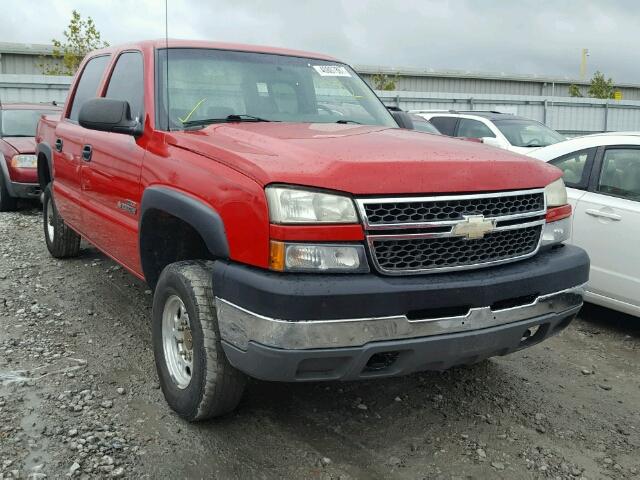 1GCHK23275F932562 - 2005 CHEVROLET SILVERADO RED photo 1