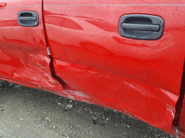 1GCHK23275F932562 - 2005 CHEVROLET SILVERADO RED photo 9