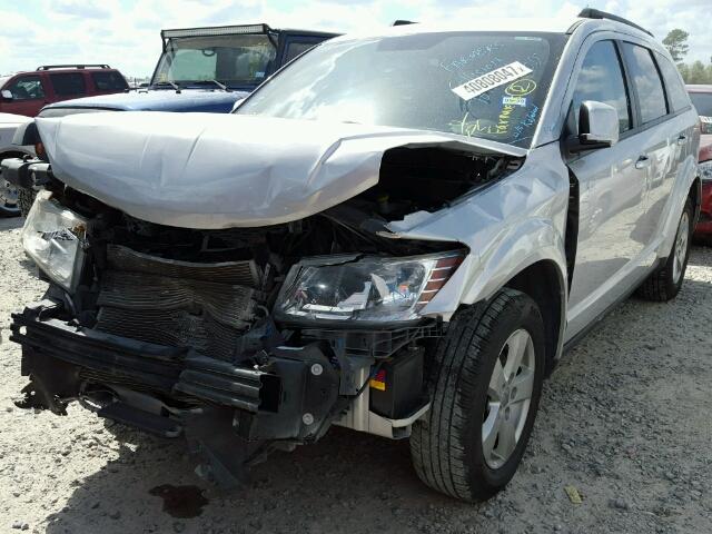 3D4PG1FG2BT511724 - 2011 DODGE JOURNEY MA SILVER photo 2