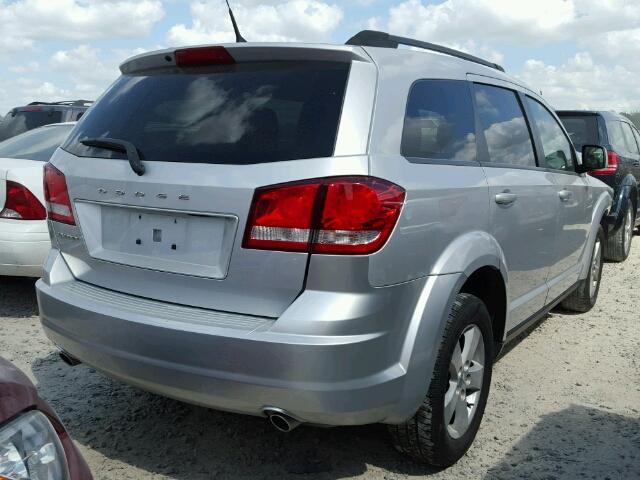 3D4PG1FG2BT511724 - 2011 DODGE JOURNEY MA SILVER photo 4