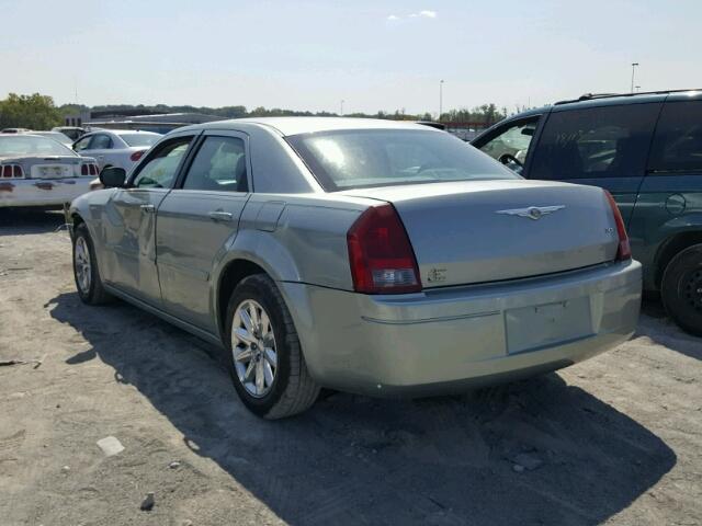 2C3JA43R95H511684 - 2005 CHRYSLER 300 TEAL photo 3