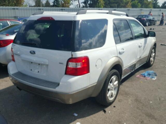 1FMZK02146GA06502 - 2006 FORD FREESTYLE WHITE photo 4