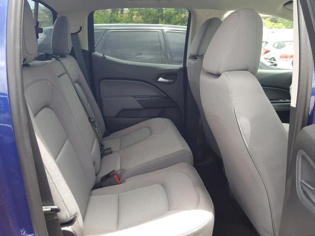 1GCGSCE37G1395618 - 2016 CHEVROLET COLORADO L BLUE photo 6