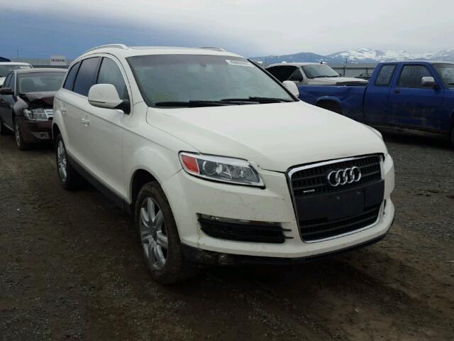 WA1BY74L97D063562 - 2007 AUDI Q7 WHITE photo 1