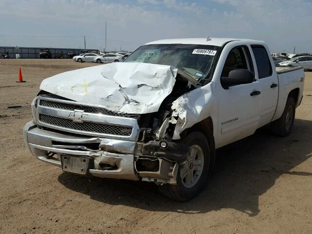 3GCPKSE75CG196656 - 2012 CHEVROLET SILVERADO WHITE photo 2