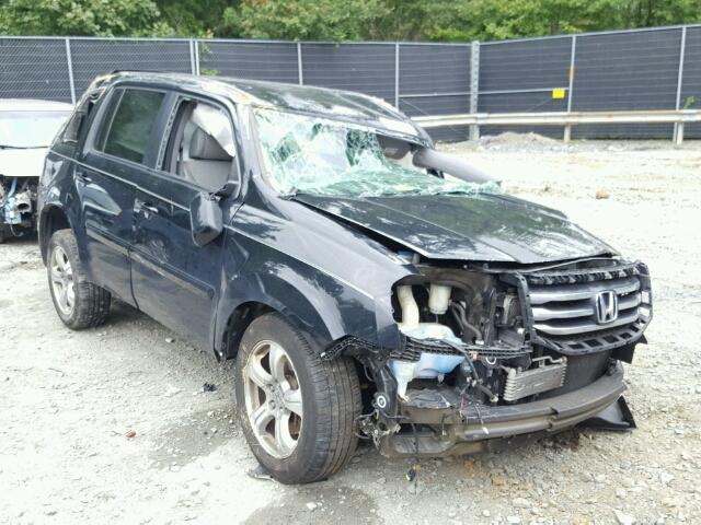 5FNYF4H49EB047147 - 2014 HONDA PILOT BLACK photo 1