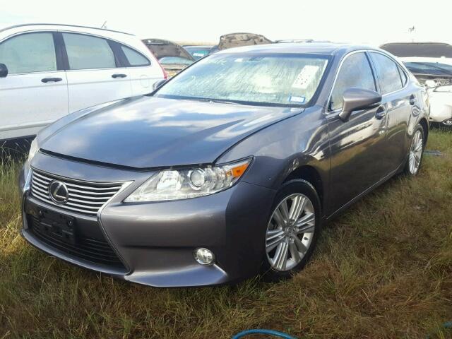 JTHBK1GGXE2139736 - 2014 LEXUS ES GRAY photo 2