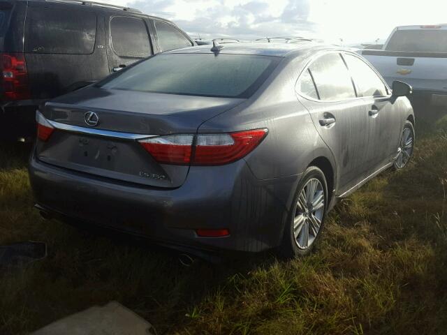 JTHBK1GGXE2139736 - 2014 LEXUS ES GRAY photo 4