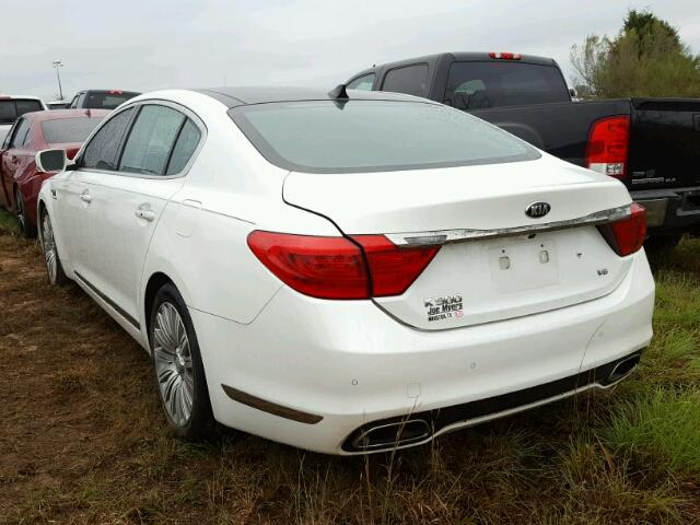 KNALU4D46F6024103 - 2015 KIA K900 WHITE photo 3