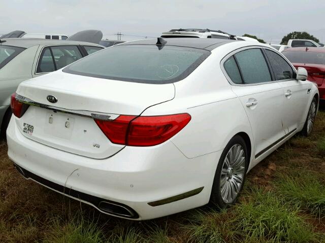 KNALU4D46F6024103 - 2015 KIA K900 WHITE photo 4