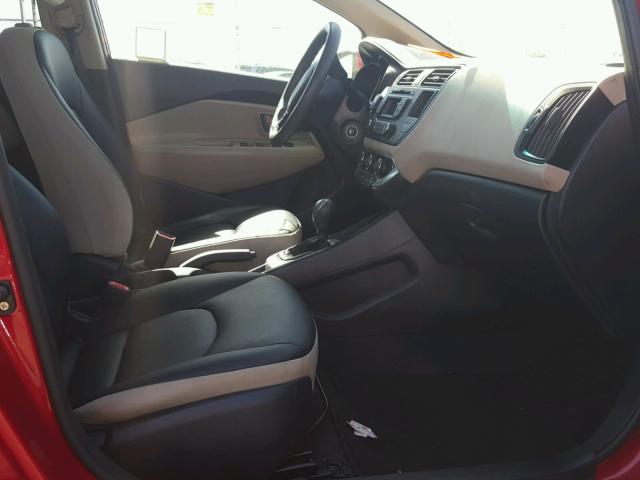 KNADM4A39C6089880 - 2012 KIA RIO LX Կարմիր լուսանկար 5