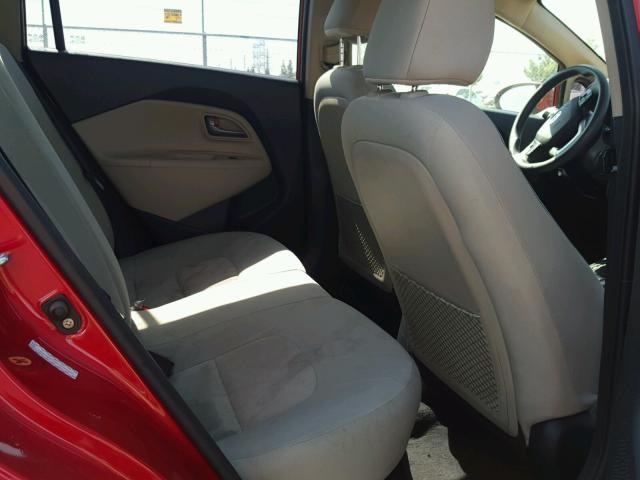 KNADM4A39C6089880 - 2012 KIA RIO LX Կարմիր լուսանկար 6