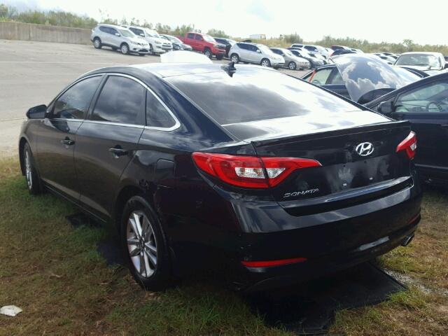 5NPE24AF8GH401481 - 2016 HYUNDAI SONATA BLACK photo 3