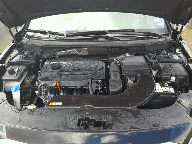 5NPE24AF8GH401481 - 2016 HYUNDAI SONATA BLACK photo 7