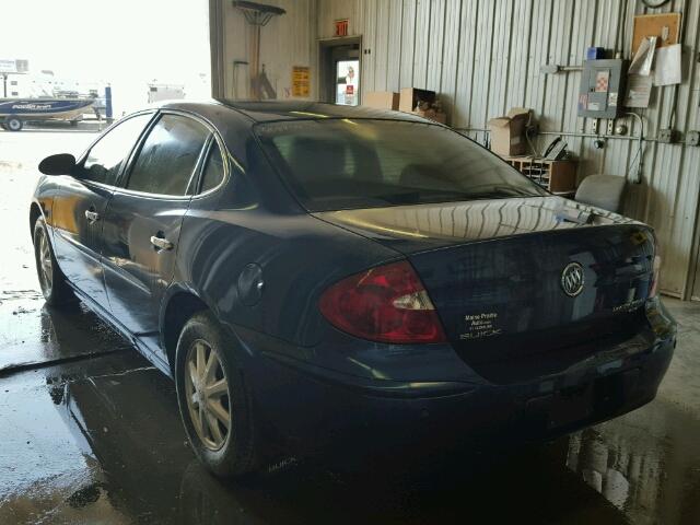 2G4WD532851245368 - 2005 BUICK LACROSSE BLUE photo 3