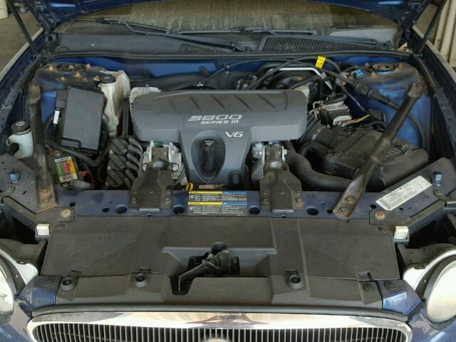 2G4WD532851245368 - 2005 BUICK LACROSSE BLUE photo 7