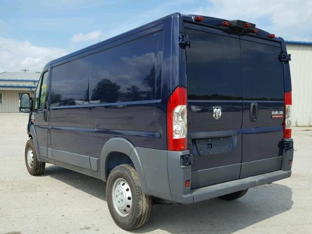 3C6TRVAG4JE100503 - 2018 RAM PROMASTER 蓝色 照片 3