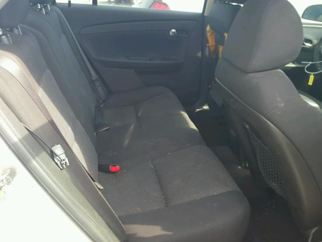 1G1ZC5EU6CF308761 - 2012 CHEVROLET MALIBU 1LT ვერცხლისფერი ფოტო 6