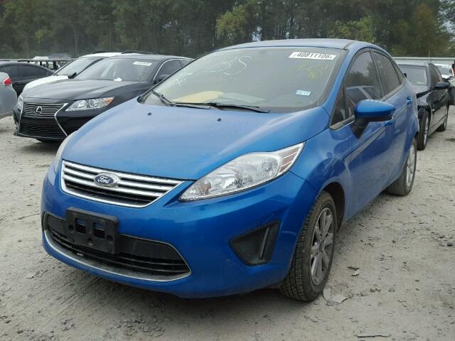 3FADP4BJ8CM121182 - 2012 FORD FIESTA SE BLUE photo 2