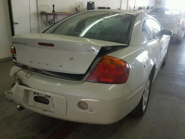 4C3AG52H72E163754 - 2002 CHRYSLER SEBRING LX WHITE photo 4