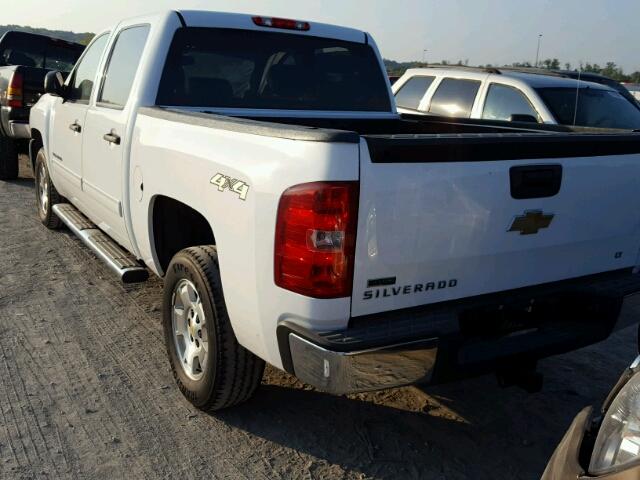 3GCPKSE38BG359182 - 2011 CHEVROLET SILVERADO WHITE photo 3