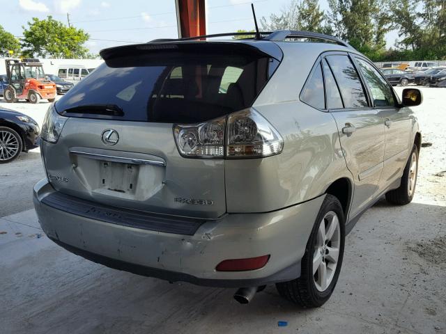 2T2GA31U74C013141 - 2004 LEXUS RX 330 CREAM photo 4