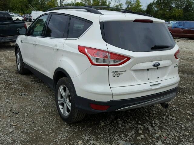 1FMCU0GX2DUB66762 - 2013 FORD ESCAPE SE WHITE photo 3