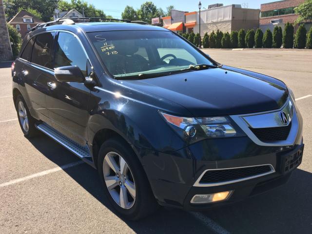 2HNYD2H22BH537308 - 2011 ACURA MDX BLUE photo 1