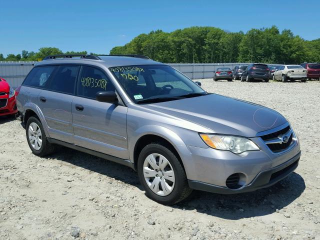 4S4BP60C787354209 - 2008 SUBARU OUTBACK GRAY photo 1