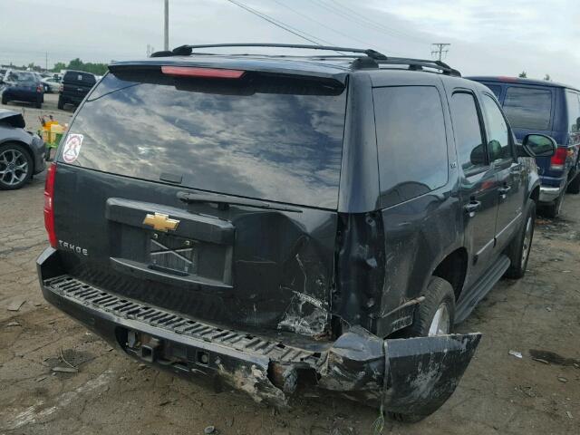 1GNFK13087R272198 - 2007 CHEVROLET TAHOE K150 BLACK photo 4